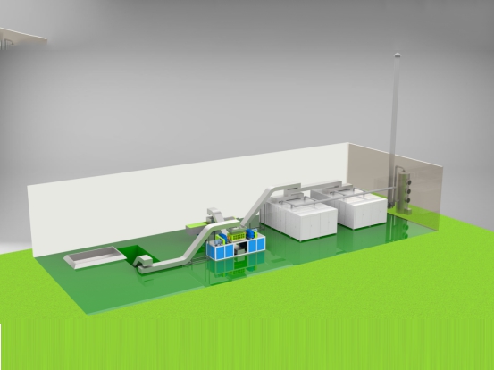 日处理20t-100t大型餐厨垃圾处理设备